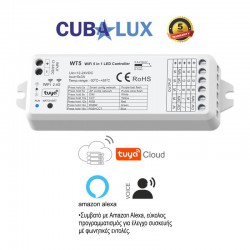 WiFi - RF controller 5x3A 12/24Vdc - Cubalux
