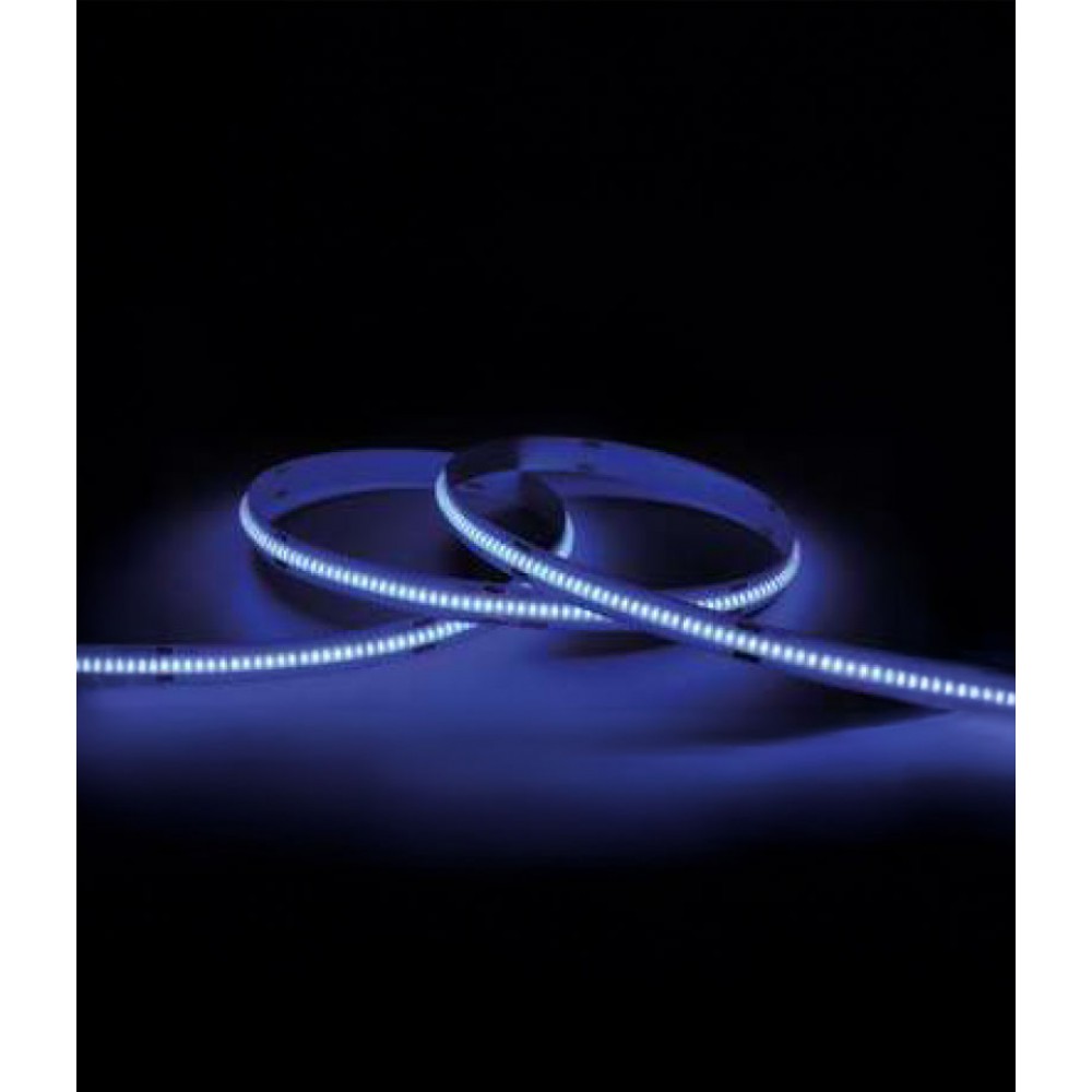 Ταινία LED TΩRA COB Χρώματα 11 Watt/m 24V IP20 480 led/m 5m (8mm) Μπλε - 5 μέτρα - CUBALUX