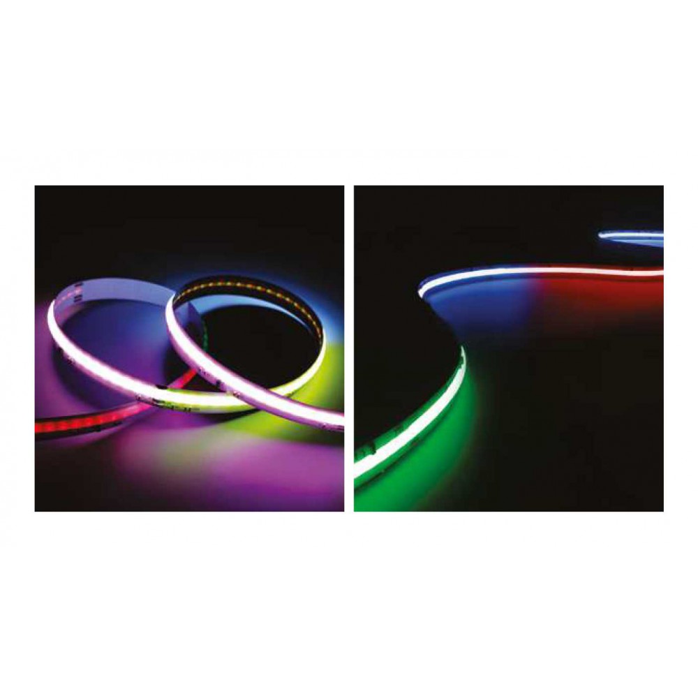 Ταινία LED TΩRA COB SPI RGBW 14,4 Watt/m 24V CRI90(3000K) IP20 840 led/m 5m (10mm) - 5 μέτρα - CUBALUX