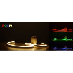 Neon Flex Πλαγίου Φωτισμού 15x8 14.4 Watt/m 24V IP67 RGBW- 5 Μέτρα - Cubalux