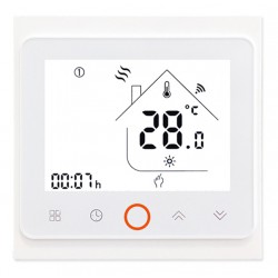 Smart Θερμοστάτης Αερίου BHT-002-GCLW, WiFi, Λευκός