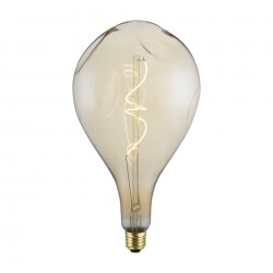 LED Filament Λαμπτήρας Αχλάδι A165 E27 Μελί 5W 2000K Dimmable