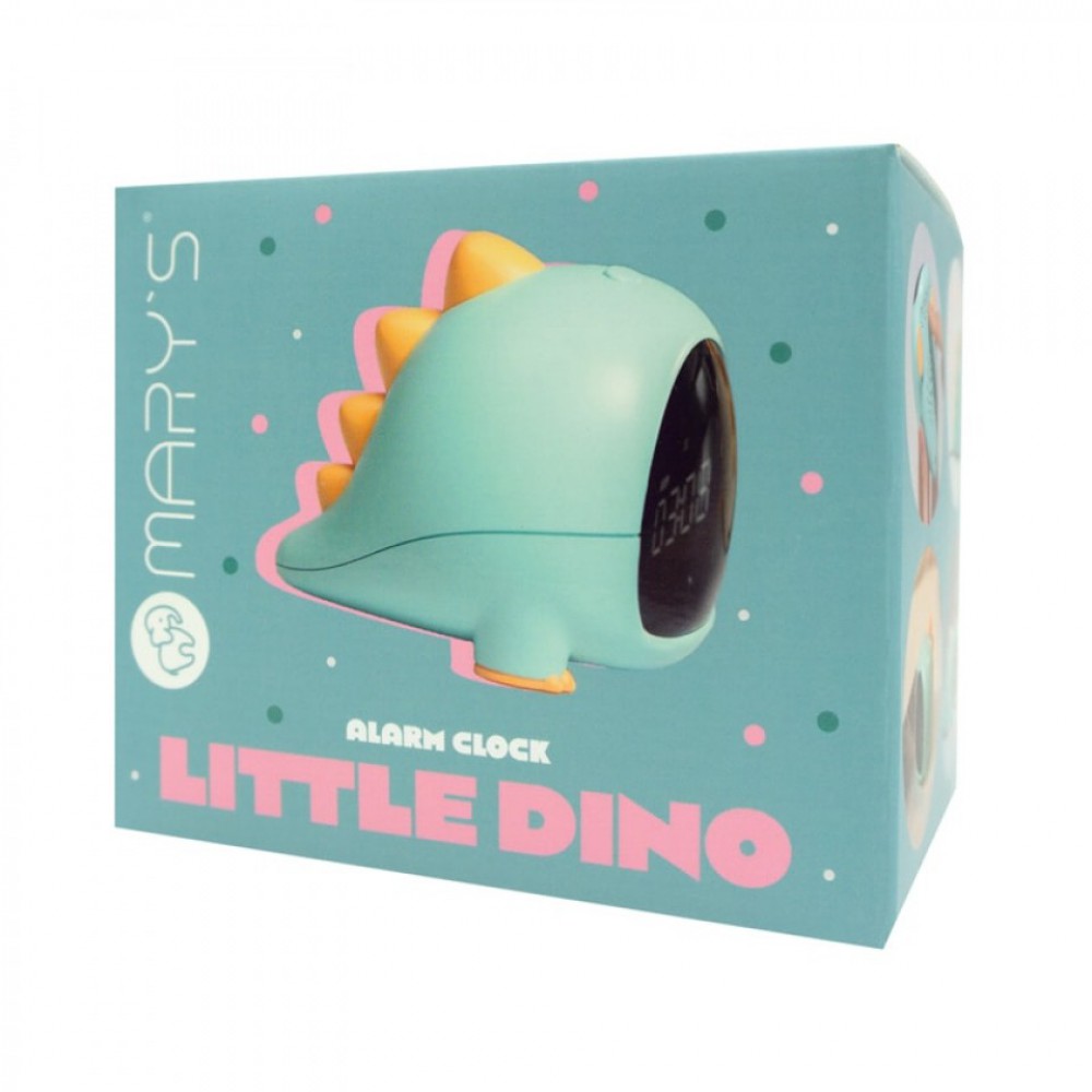 Φωτιζόμενο Ηλεκτρονικό Ξυπνητήρι Little Dino Δεινόσαυρος Πράσινο