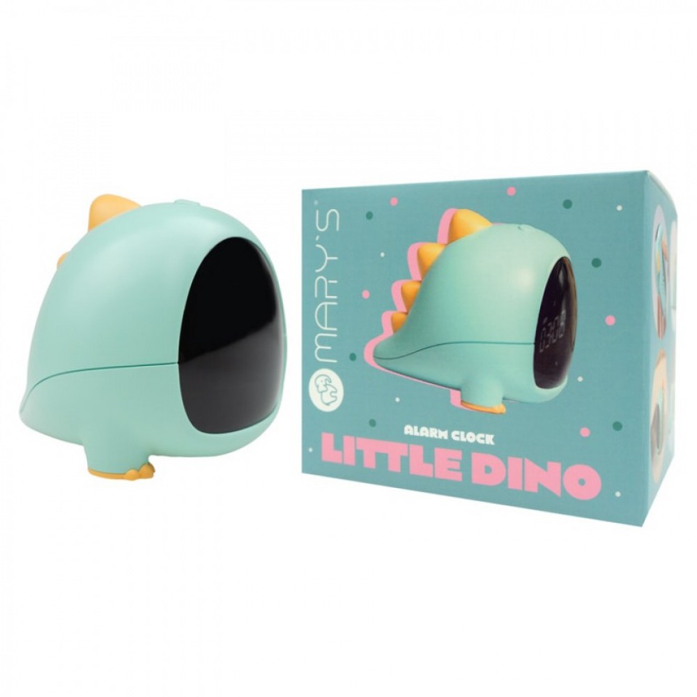 Φωτιζόμενο Ηλεκτρονικό Ξυπνητήρι Little Dino Δεινόσαυρος Πράσινο