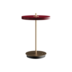 LED Πορτατίφ Μπαταρίας Επαναφορτιζόμενο Asteria Move Ruby Red Dimmable by UMAGE