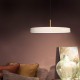 Κρεμαστό Φωτιστικό LED Asteria Pearl White Medium G43cm by UMAGE - 1 τμχ εκθεσιακό προϊόν 