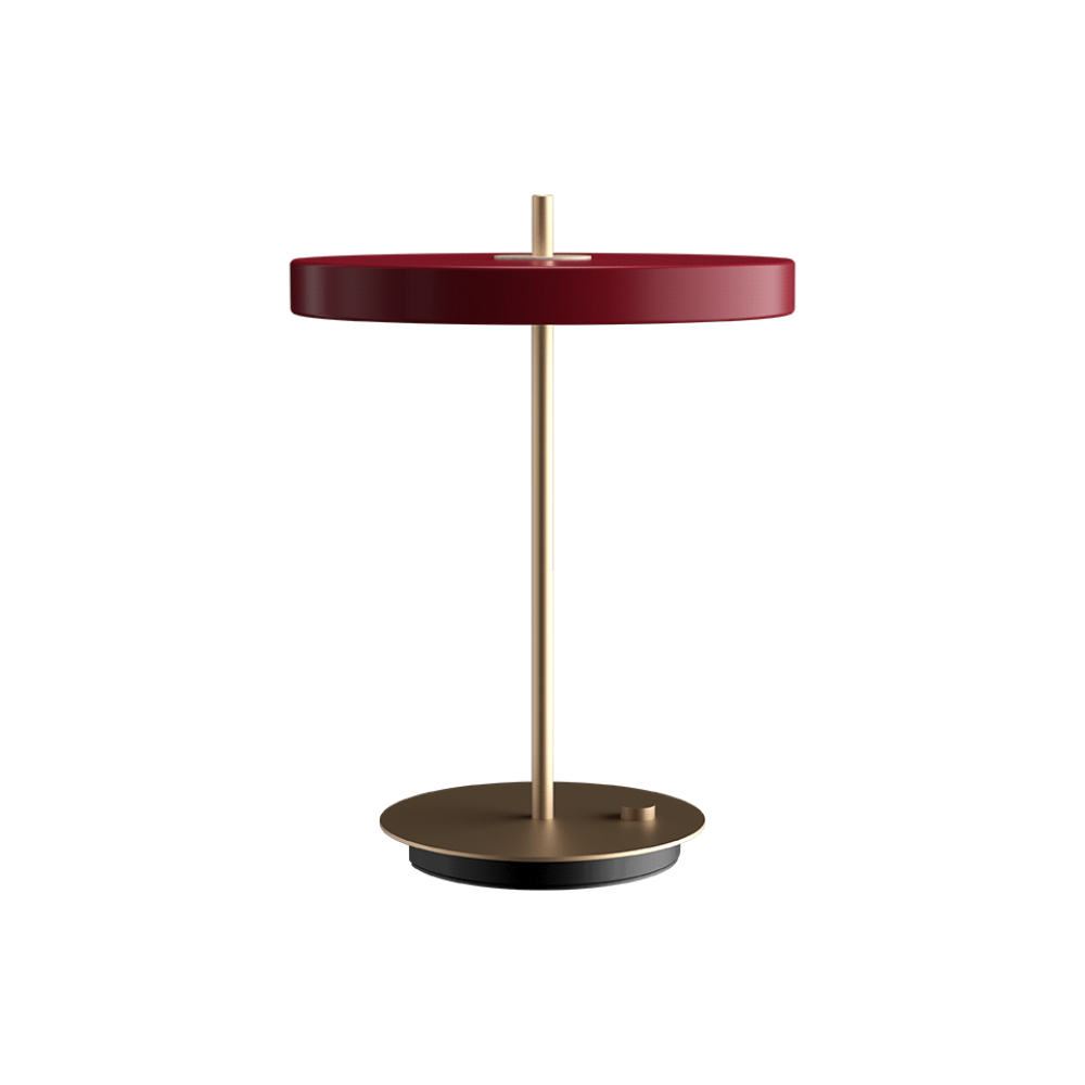 LED Πορτατίφ Asteria Table Ruby Red 13W Φ31cm Dimmable by UMAGE
