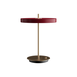 LED Πορτατίφ Asteria Table Ruby Red 13W Φ31cm Dimmable by UMAGE