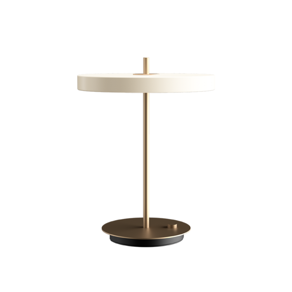 LED Πορτατίφ Asteria Table Pearl White 13W Φ31cm Dimmable by UMAGE