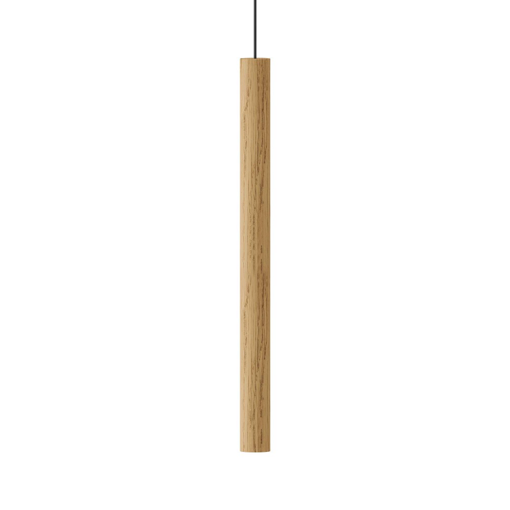 LED Κρεμαστό Φωτιστικό Από Ξύλο Δρυς Φυσικό  - OAK 2W Chimes Tall by UMAGE