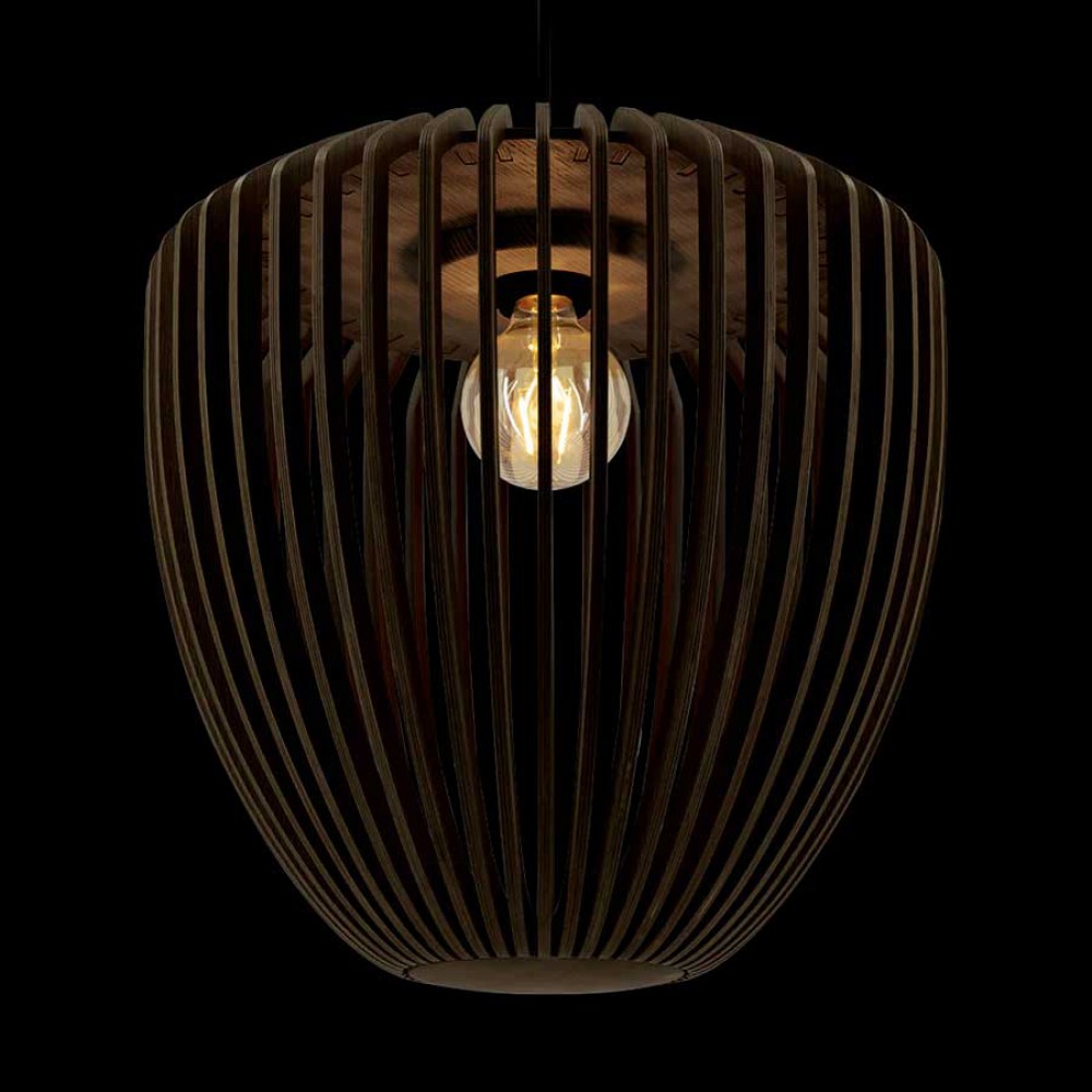 Καπέλο Φωτιστικών Από Ξύλο - Σκούρο Δρυς - Clava Wood by UMAGE