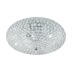 Φωτιστικό Οροφής Πλαφονιέρα Τρίφωτη Με Κρύσταλλα Ø45cm 3 x E27 60W CLEMENTE Eglo