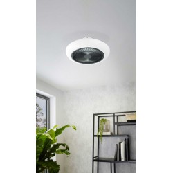 Ανεμιστήρας Οροφής Με Φως LED-CCT ΛΕΥΚΟ/ΜΑΥΡΟ SAYULITA - Eglo