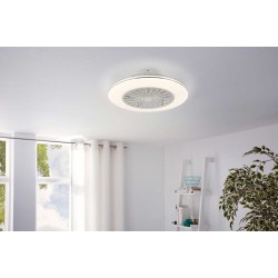 Ανεμιστήρας Οροφής Με Φως LED-CCT-AC ΛΕΥΚΟ LOVISCA - Eglo