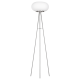 Φωτιστικό Δαπέδου Δίφωτο Σε Οπάλ Ματ Γυαλί 1,57cm 2x 60W E27 OPTICA Eglo