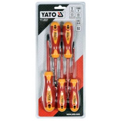 Σετ Κατσαβίδια Ηλεκτρολόγων 1000V 5τμχ YT-2827 - Yato Tools