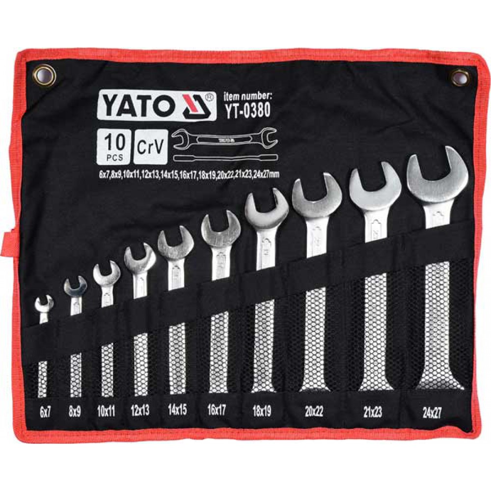 Σετ Γερμανικά κλειδιά 10τμχ YT-0380 - Yato Tools