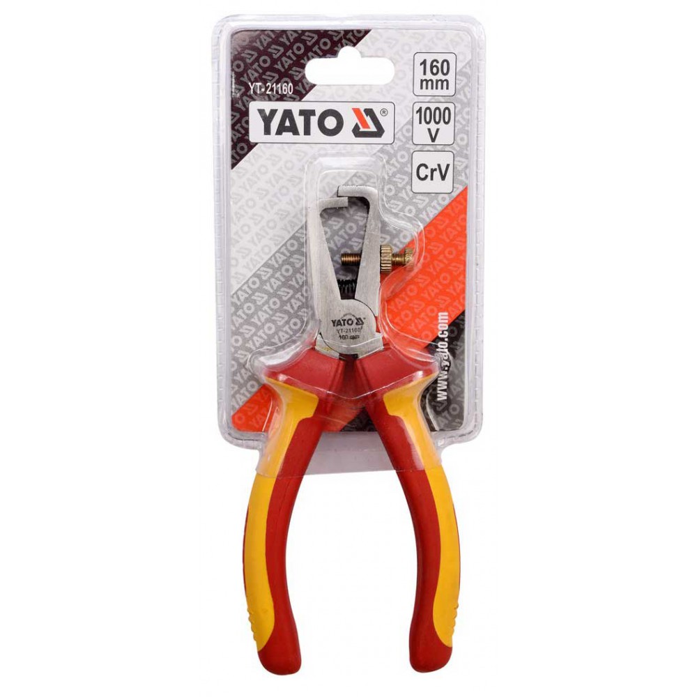 Απογυμνωτής Καλωδίων Ηλεκτρολόγων 160mm YT-21160 - Yato Tools