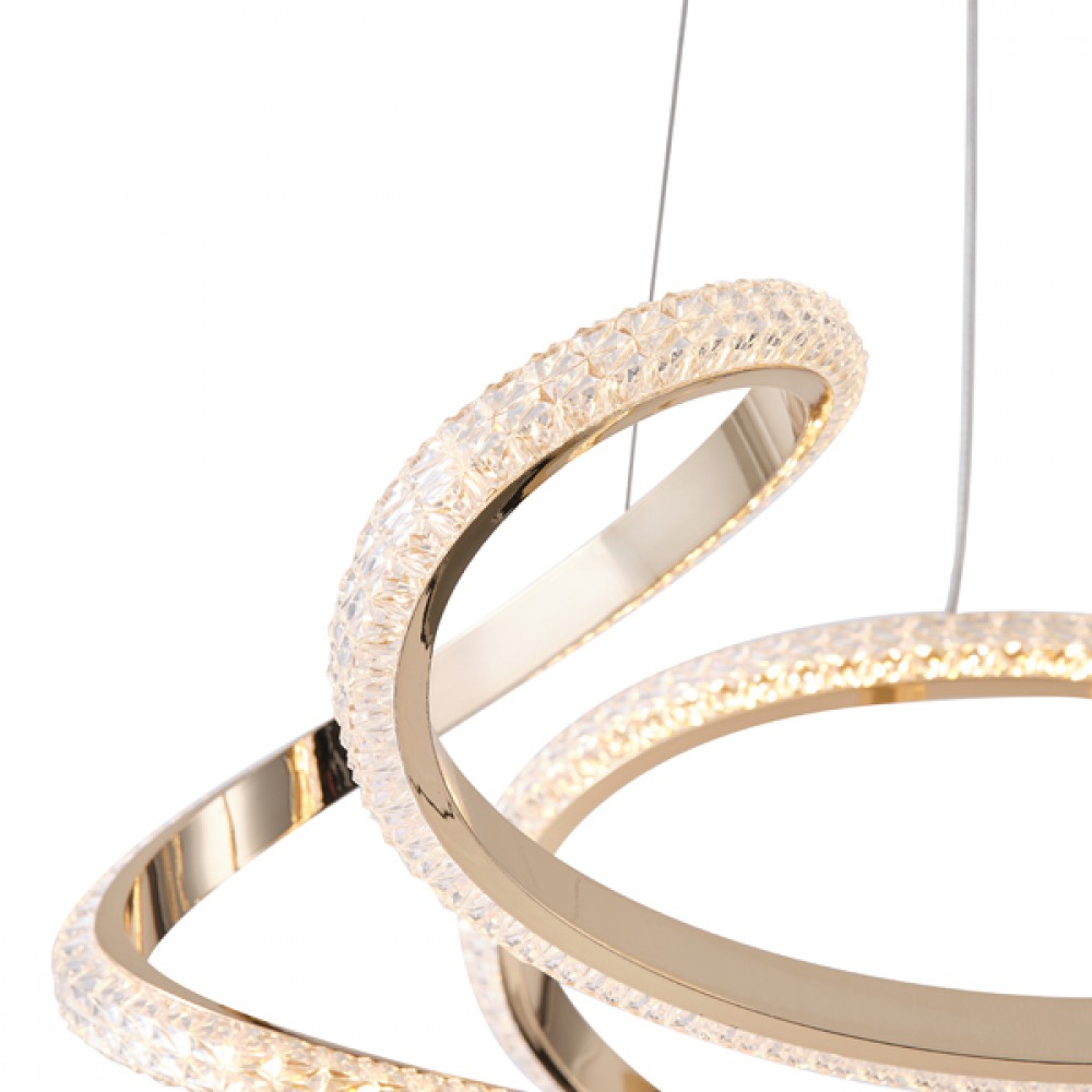 ΦΩΤΙΣΤΙΚΟ ΚΡΕΜΑΣΤΟ LED 24W 3000Κ 1900lm  500x1200mm ΑΛΟΥΜΙΝΙΟΥ ΧΡΥΣΟ ARTE ILLUMINA ORION