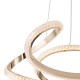 ΦΩΤΙΣΤΙΚΟ ΚΡΕΜΑΣΤΟ LED 24W 3000Κ 1900lm  500x1200mm ΑΛΟΥΜΙΝΙΟΥ ΧΡΥΣΟ ARTE ILLUMINA ORION