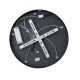 ΚΡΕΜΑΣΤΟ ΦΩΤΙΣΤΙΚΟ 9 ΦΩΤΟ ΓΥΑΛΙ 60W 3000K 7200lm Φ300mm ARTE ILLUMINA VIAL