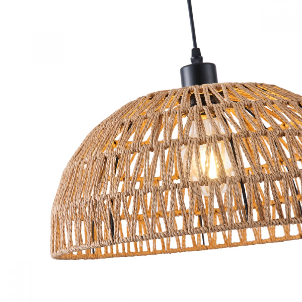 ΦΩΤΙΣΤΙΚΟ ΚΡΕΜΑΣΤΟ 1XE27 MAX 15W 390X1270mm ΚΑΦΕ ΡΑΤΤΑΝ ARTE ILLUMINA VENTO