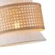 ΦΩΤΙΣΤΙΚΟ ΚΡΕΜΑΣΤΟ ΥΦΑΣΜΑ 1XE27 MAX 15W 400X1310mm ΜΠΕΖ - ΜΑΤ ΑΣΠΡΟ ARTE ILLUMINA ISLA