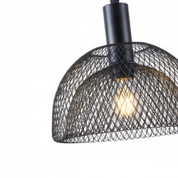 ΦΩΤΙΣΤΙΚΟ ΚΡΕΜΑΣΤΟ ΜΟΝΟΦΩΤΟ 1XE27 MAX 15W 255X1280mm ΜΑΥΡΟ ARTE ILLUMINA OGGI