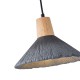 ΦΩΤΙΣΤΙΚΟ ΚΡΕΜΑΣΤΟ ΓΥΨΙΝΟ ΜΑΥΡΟ 1XE27 MAX 15W 250X250X180mm ARTE ILLUMINA PLASTER SERIES
