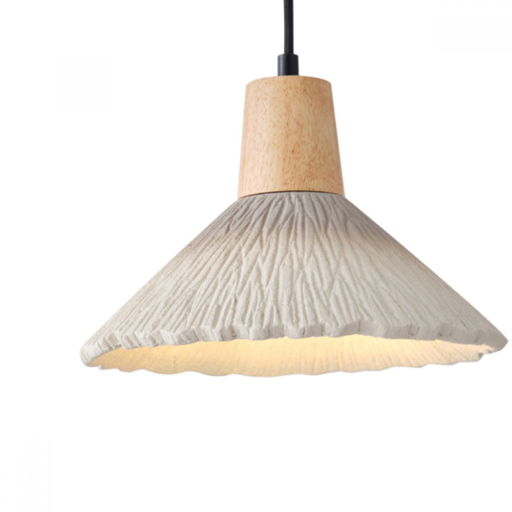 ΦΩΤΙΣΤΙΚΟ ΚΡΕΜΑΣΤΟ ΓΥΨΙΝΟ ΧΑΚΙ 1XE27 MAX 15W 250X250X180mm ARTE ILLUMINA GESSO