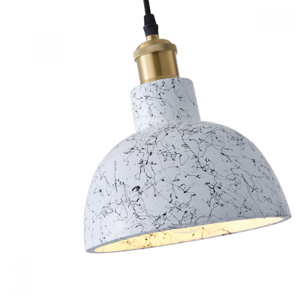 ΦΩΤΙΣΤΙΚΟ ΚΡΕΜΑΣΤΟ ΓΥΨΙΝΟ E27 MAX 15W 200X200X160mm ARTE ILLUMINA SPLASHED