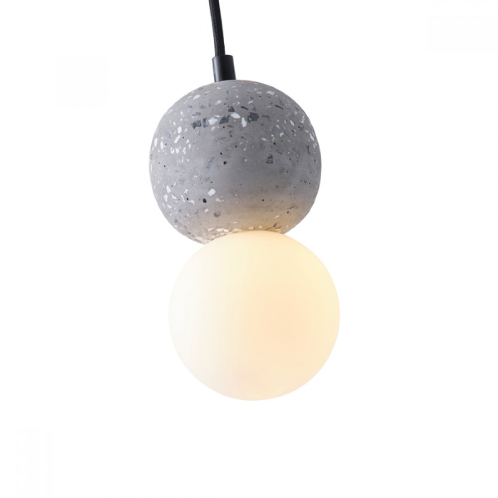 ΦΩΤΙΣΤΙΚΟ ΚΡΕΜΑΣΤΟ ΓΥΨΙΝΟ ΓΚΡΙ G9 MAX 15W 100X100X210mm ARTE ILLUMINA  PLASTER SERIES