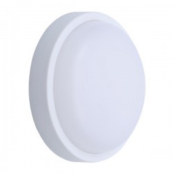 Φωτιστικό Τοίχου Στρογγυλό LED Σε Θερμό Λευκό 12W Φ170X50 IP54 PLUS - Eurolamp