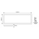 ΦΩΤΙΣΤΙΚΟ ΕΞΩΤΕΡΙΚΟ BACKLIGΗΤ UGR19 120X30 45W 3000Κ 220-240V ΛΕΥΚΟ EUROLAMP
