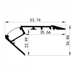 ΠΡΟΦΙΛ ΕΞΩΤΕΡΙΚΟ ΔΑΠΕΔΟΥ 2000*73,75*35,66*26,86 PLUS EUROLAMP ΠΡΟΦΙΛ ΕΞΩΤΕΡΙΚΟ ΔΑΠΕΔΟΥ 2000*73,75*35,66*26,86 PLUS EUROLAMP