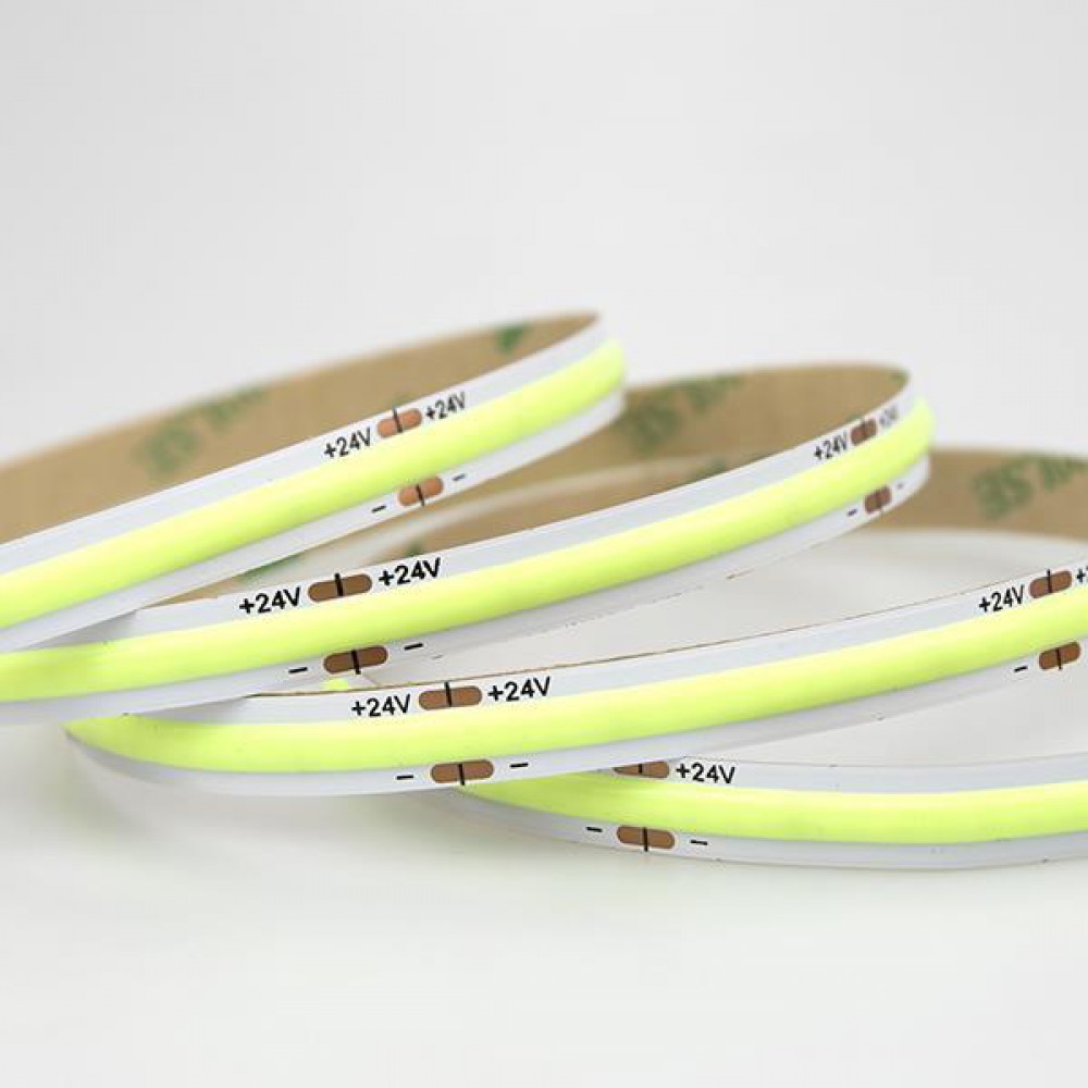 5 Μέτρα ΤΑΙΝΙΑ LED COB 5M 12W 24V ΠΡΑΣΙΝΟ 480L/M IP44 PRO EUROLAMP