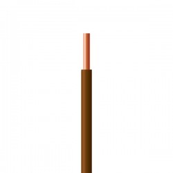 ΚΑΛΩΔΙΟ NYA ΗΟ7V-U 1Χ4mm² ΚΑΦΕ (100m/roll) - Eurolamp