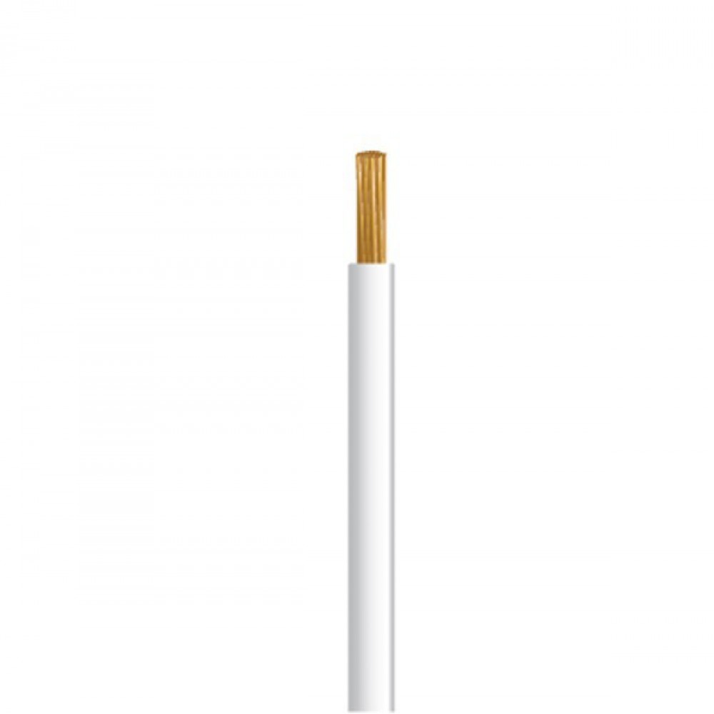 ΚΑΛΩΔΙΟ NYAF ΗΟ5V-K 1Χ10mm2 ΛΕΥΚΟ EUROLAMP