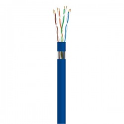 ΚΑΛΩΔΙΟ UTP CAT-5e 24AWG CU ΜΠΛΕ EUROLAMP