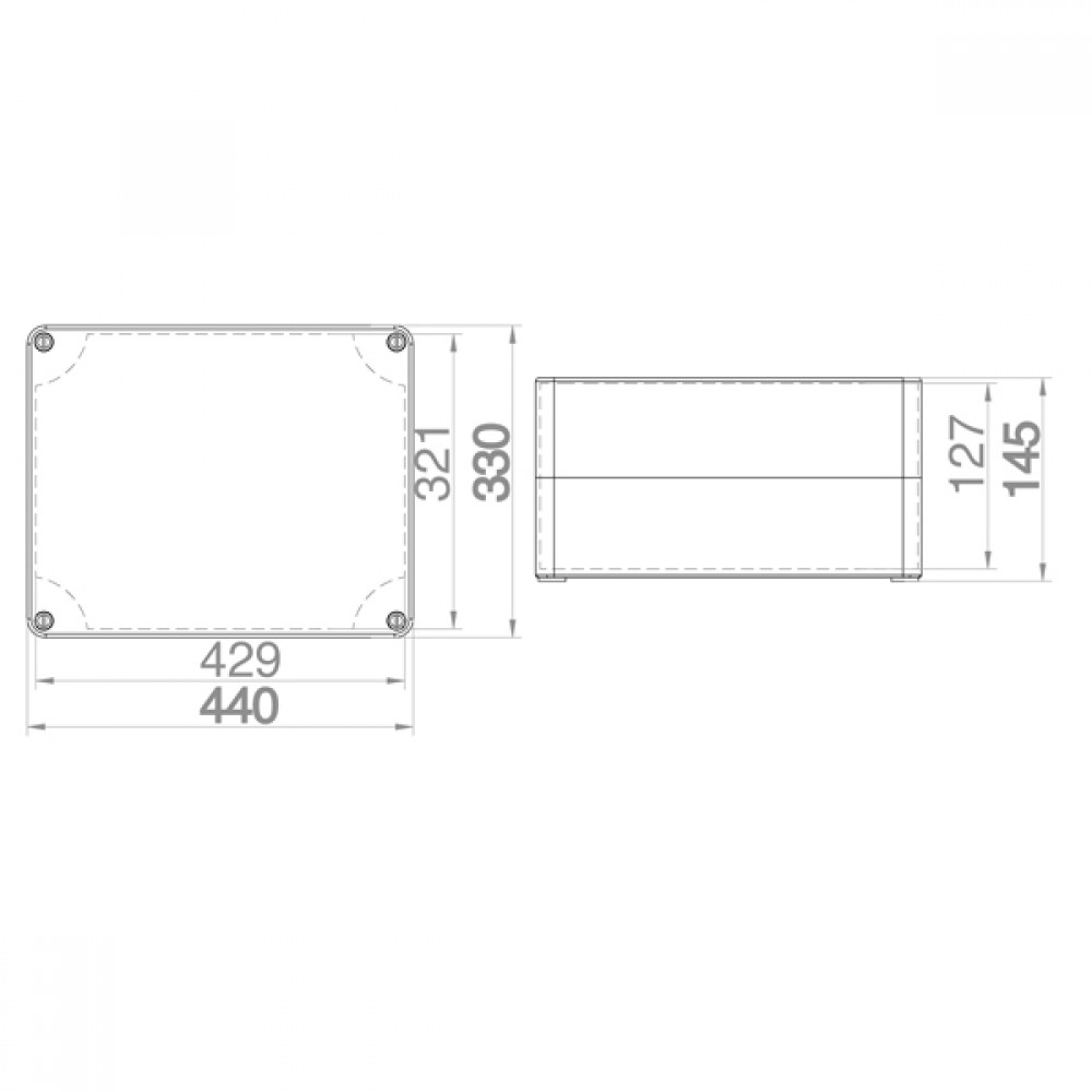 ΜΠΟΥΑΤ ΕΞΩΤΕΡΙΚΟ ΒΙΟΜΗΧΑΝΙΚΟ 440Χ330Χ145 IP65 EUROLAMP ΜΠΟΥΑΤ ΕΞΩΤΕΡΙΚΟ ΒΙΟΜΗΧΑΝΙΚΟ 440Χ330Χ145 IP65 EUROLAMP