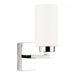 Φωτιστικό Μπάνιου "MIRA" NO1 1ΧE14 ΜΑX 7W LED ΛΕΥΚΟ/ ΝΙΚΕΛ - Eurolamp