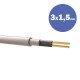 Καλώδιο NYΜ H05VV-U 3Χ1,5MM2 - Eurolamp