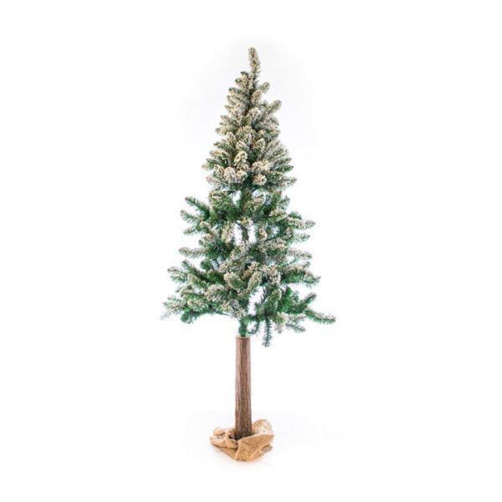 ΕΛΑΤΟ ΧΙΟΝΙΣΜΕΝΟ PVC, ΞΥΛΙΝΗ ΒΑΣΗ ΣΕ ΠΟΥΓΚΙ, 210cm Magic Christmas