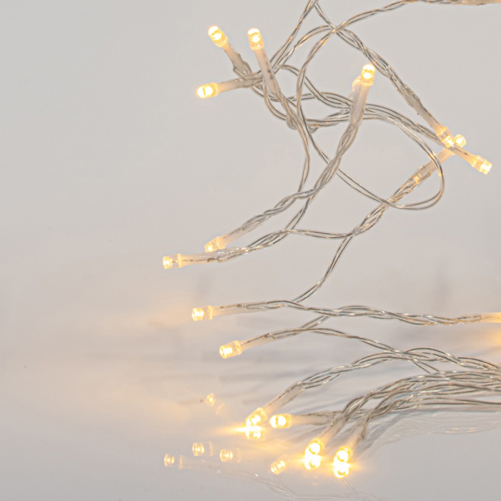 ΣΕΙΡΑ, 24 LED 3mm, ΜΠΑΤΑΡΙΑΣ 3xAA, 8 ΠΡΟΓΡΑΜΜΑΤΑ & ΜΝΗΜΗ, TIMER, ΔΙΑΦΑΝΟ PVC ΚΑΛΩΔΙΟ, ΘΕΡΜΟ ΛΕΥΚΟ LED, ANA 10cm, ΠΡΟΕΚΤΑΣΗ ΠΑΡΟΧΗΣ 30cm, IP44, DISPLAY BOX (24τμχ) Magic Christmas