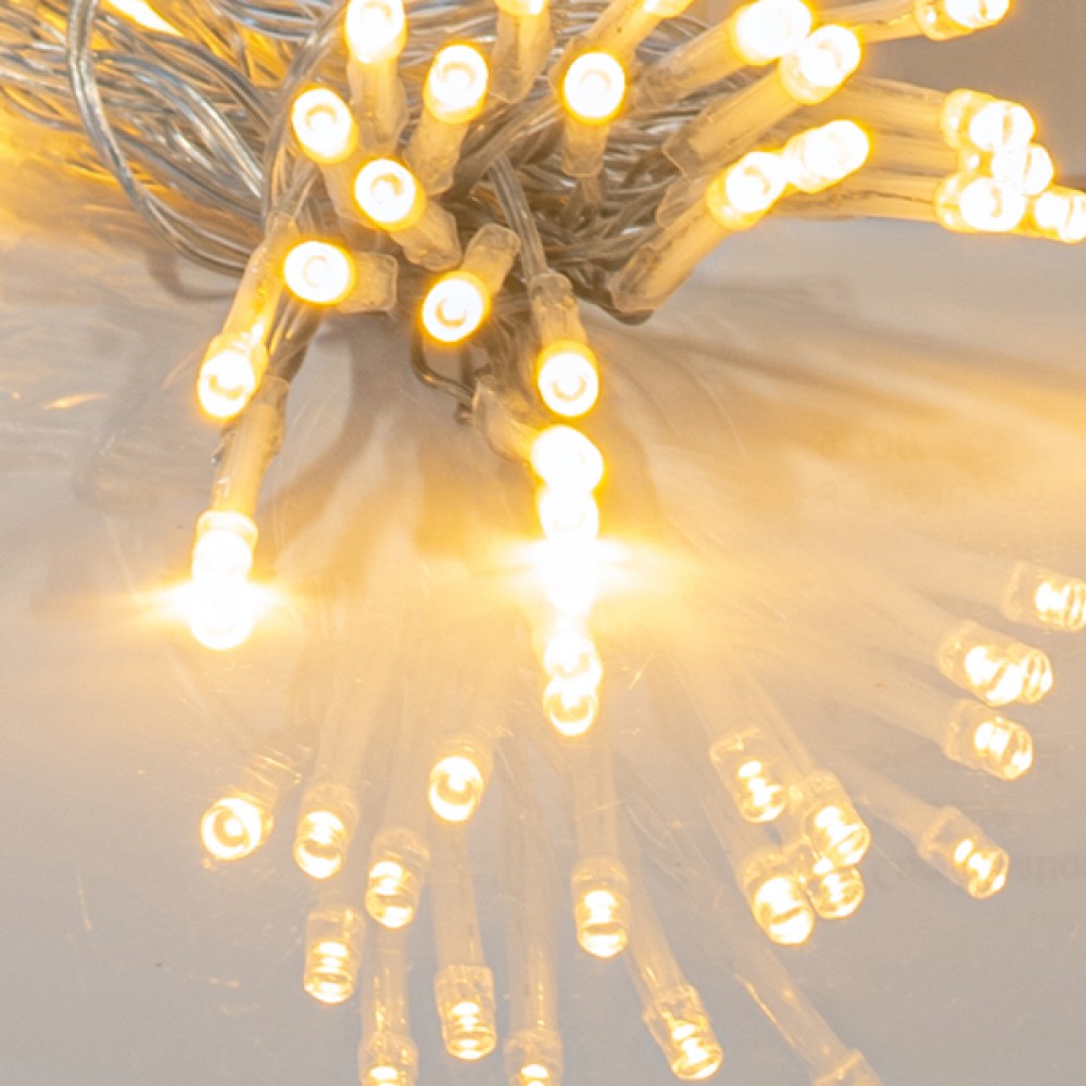 ΣΕΙΡΑ, 24 LED 3mm, ΜΠΑΤΑΡΙΑΣ 3xAA, 8 ΠΡΟΓΡΑΜΜΑΤΑ & ΜΝΗΜΗ, TIMER, ΔΙΑΦΑΝΟ PVC ΚΑΛΩΔΙΟ, ΘΕΡΜΟ ΛΕΥΚΟ LED, ANA 10cm, ΠΡΟΕΚΤΑΣΗ ΠΑΡΟΧΗΣ 30cm, IP44, DISPLAY BOX (24τμχ) Magic Christmas