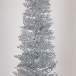 ΔΕΝΤΡΟ ΑΣΗΜΙ, SUPER SLIM, 180cm - Magic Christmas