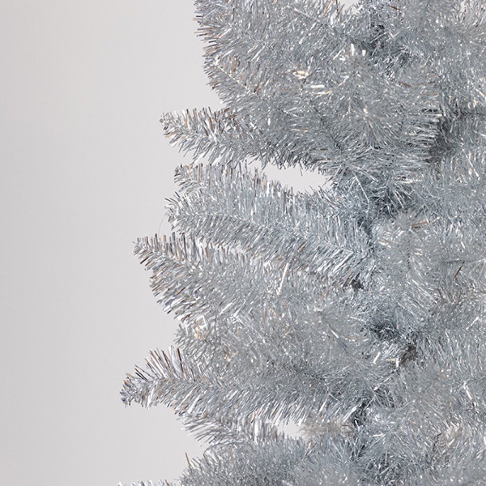 ΔΕΝΤΡΟ ΑΣΗΜΙ, SUPER SLIM, 210cm - Magic Christmas