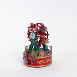 ΡΟΔΑ ΛΟΥΝΑ ΠΑΡΚ, ΜΕ ΧΙΟΝΟΝΙΦΑΔΑ, ΜΕ ΦΩΣ, ΜΟΥΣΙΚΗ ΚΑΙ ΚΙΝΗΣΗ, ΜΠΑΤΑΡΙΑΣ, 13x13x18.5cm