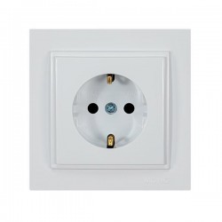 ΠΡΙΖΑ ΣΟΥΚΟ 16A ΛΕΥΚΗ ΚΟΥΜΠΩΤΟΣ ΜΕ ΠΑΙΔΙΚΗ ΠΡΟΣΤΑΣΙΑ EUROLAMP