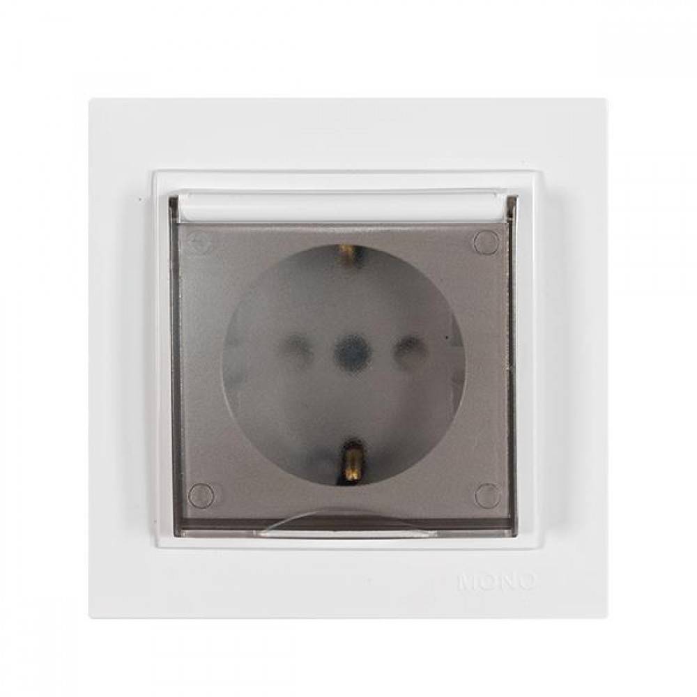 ΠΡΙΖΑ ΣΟΥΚΟ ΚΑΠΑΚΙ 16A ΛΕΥΚΗ ΚΟΥΜΠΩΤΟΣ ΜΕ ΠΑΙΔΙΚΗ ΠΡΟΣΤΑΣΙΑ ΛΕΥΚΗ EUROLAMP